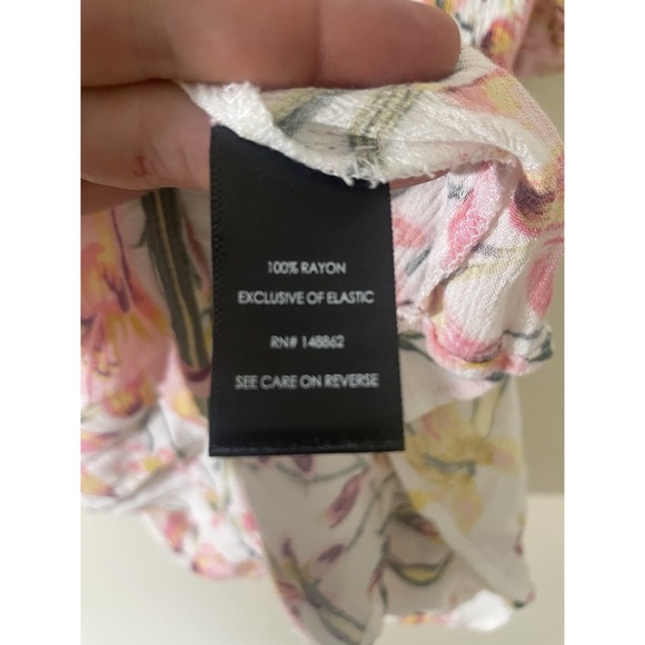 Torrid‎ Floral Crinkle Gauze Babydoll Top Plus Size 2X Coquette Milkmaid Flirty - Picture 5 of 6